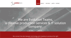 Desktop Screenshot of evolutionteams.com